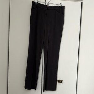 Loulou Diamond Sz 6 women’s dress pants, straight leg, heather gray.
